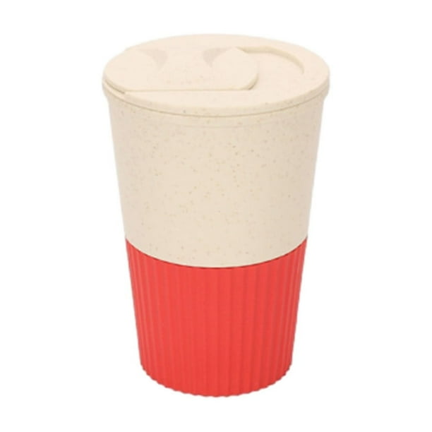 Pisexur Batería de cocina Taza de café de plástico para oficina, restaurante, taza de agua para el hogar, taza de desayuno, juego de regalo para exteriores para la cocina del hogar