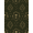 Dark Olive Green Gold, Pattern 4, variant on ODIKA Skull Damask With Baroque Floral And Boho Vintage Accents Goth Victorian Non-Slip Flatwoven for Living Room, Under Sectional, Family