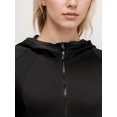 thumbnail image 4 of PISONIC Women's Polyester Fabric Hooded Jacket - Slim Fit, Breathable, High Stretch, with Pocket - For Sports & Outdoor Activities - Ideal Gift for Active Women, 4 of 11