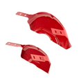 thumbnail image 2 of mgp caliper covers 10219sfrdrd ford oval logo type caliper cover with red powder coat finish and silver characters, (set of 4), 2 of 6