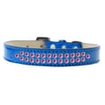 thumbnail image 4 of Two Row Bright Pink Crystal Size Ice Cream Dog Collar Size 20 Pink, 4 of 5