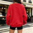 thumbnail image 6 of Ozmmyan Womens Crew Neck sweatshirts Womens Long Sleeve Pullover Sweatshirt With Zipper Pockets Loose Casual Solid Fall Winter, 6 of 6