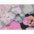 thumbnail image 5 of oneOone Velvet Black Fabric Leaves & Rose Floral Diy Clothing Quilting Fabric Print Fabric By Yard 58 Inch Wide, 5 of 5
