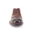 thumbnail image 4 of Alberto Fellini Men's Ouku Wing Tip Balmoral Full Brogue Lace Dress Shoes, 4 of 6