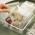 thumbnail image 2 of TOMITANY 13 Pcs Clear Plastic Drawer Organizers Set, Vtopmart 4-Size Versatile Bathroom and Vanity Drawer Organizer Trays, Storage Bins for Makeup, Jewelries, 2 of 8