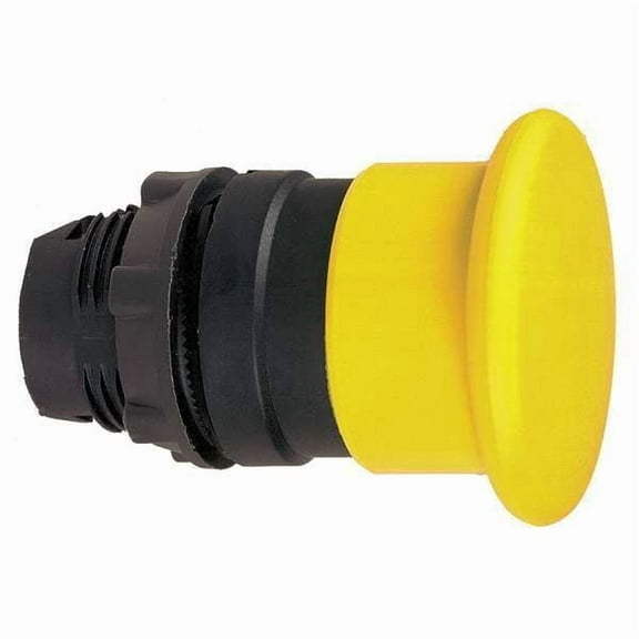 Schneider Electric Mushroom Head Push Button,Yellow,22mm ZB5AC5