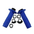 thumbnail image 4 of Motorcycle mountain dirt bike throttle Oiler grip rubber handle cover aluminum alloy CNC buckle-blue, 4 of 4