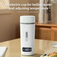 thumbnail image 2 of Portable Electric Kettle for Boiling Water 1.5Cup Tea Coffee Kettle with 4 Level Temperature Control Touch Screen 304 Stainless Steel Water Boiler with Automatic Shut Off and Boil Dry Protection, 2 of 8
