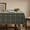 Hem/Olive-52" x 52" (Square), variant on Boho Grid Table Cloth With Tassels (taupe 60" Round) Heavy Weight Linen Checked Embroidered Farmhouse Tablecloth Water Resistant Round Beige Tablecloths