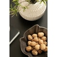 thumbnail image 4 of Kate and Laurel Flutte Scalloped Decorative Metal Serving Bowl, 10 x 10 x 3, Bronze, Modern Wavy Fruit Bowl for Kitchen Counter or Use as Tabletop Storage for an Entryway Table, 4 of 10