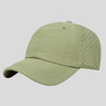 thumbnail image 4 of Spazoro Toddler Boys Girls Baseball Cap, Perforated Solid Breathable Adjustable Washed Cotton Hat for Summer Protection Army Green, 4 of 7