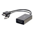 thumbnail image 2 of C2G 4K HDMI to DisplayPort Adapter - HDMI to DP Active Video Adapter - M/F - Video converter - HDMI - HDMI - black, 2 of 4