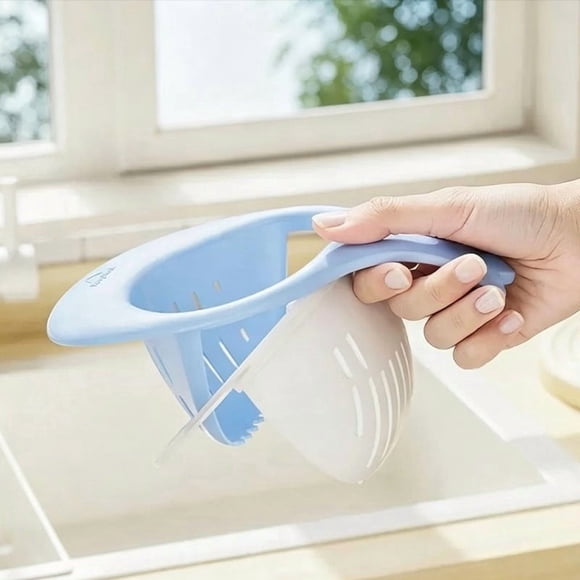 Amzcrzy Passoire Panier Magnétique pour Évier à Pression pour Vider, Séparation d'Évier de Cuisine Domestique, Panier pour Restes de Nourriture et Filtre, Paniers Essentiels pour Dortoir, Organisateurs et Rangement de Garde-Robe