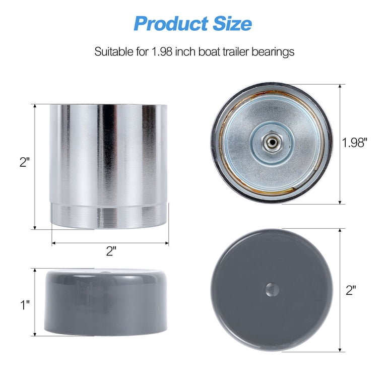 2-Pack Buddy Bearing Protectors – Grease Wheel Hub Covers 1.98