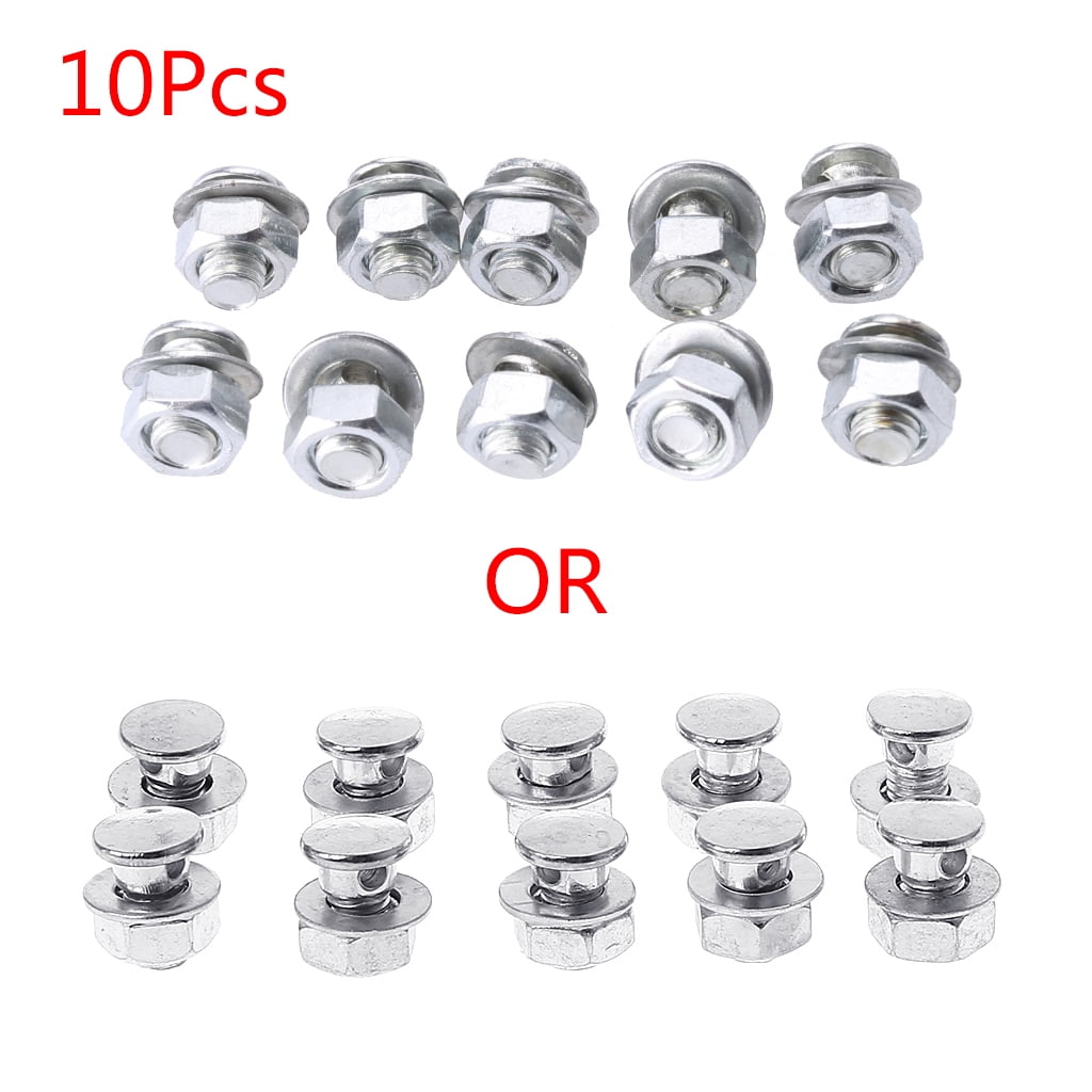 Adjuster Brake Cable Clamp Lock Screw Bolt Bicycle Moped Mountain Bike 10 Pcs
