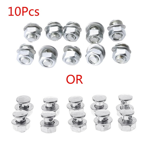 10pcs Brake Cable Adjuster Clamp Lock Screw Bolt Bicycle Moped MTB Mountain Bike