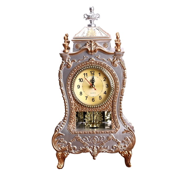 Vintage Table Analog Display Clock with Songs Wall Mountable Home Decor gift