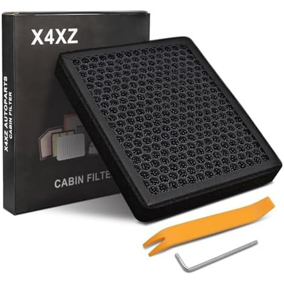 Premium HEPA Cabin Air Filter Upgraded Air Filter with Activated Carbon for Chevy Cruze, Silverado 1500/2500/3500, GMC Sierra 1500/2500/3500, Yukon Buick Regal, Cadillac ATS,CT6,Escalade CF11966