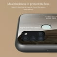 thumbnail image 5 of Galaxy A21s Case Cover (Not for A21), Allytech Wooden Texture Silicone Frame Tempered Glass Anti-scratch Wireless Charing Support Back Cover for Samsung Galaxy A21s, 5 of 5