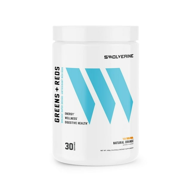 Suplemento de superalimento en polvo Swolverine Greens & Reds, 30 porciones