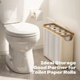 thumbnail image 4 of Bathroom Accessories Set Toilet Toilet Paper Storage with Lid for Storage Organizer with Lid Bath Decor Organizer Set Soap Holder Toothbrush Holder Bathroom Decor, 4 of 9