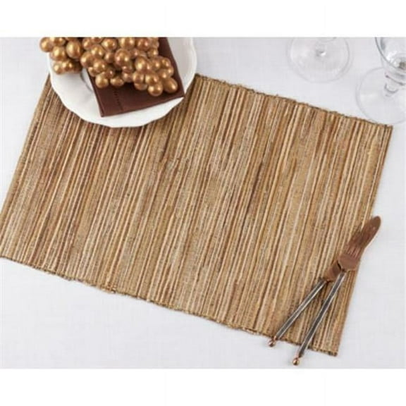 Saro Lifestyle Shimmering Woven Nubby Placemat (Set of 4)
