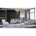 thumbnail image 5 of Lust Modern Style Chair Made with Wood in White, 5 of 5