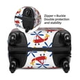thumbnail image 6 of Uemuo Cartoon Helicopter Printed Washable Luggage Cover - Fashion Suitcase Protector Fits 18-32 Inch Luggage -Small, 6 of 9