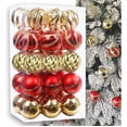 thumbnail image 1 of Navideñas 6cm Decoración Navideña Adornos Árbol 30 Esferas Xtellar Rojo, 1 of 4