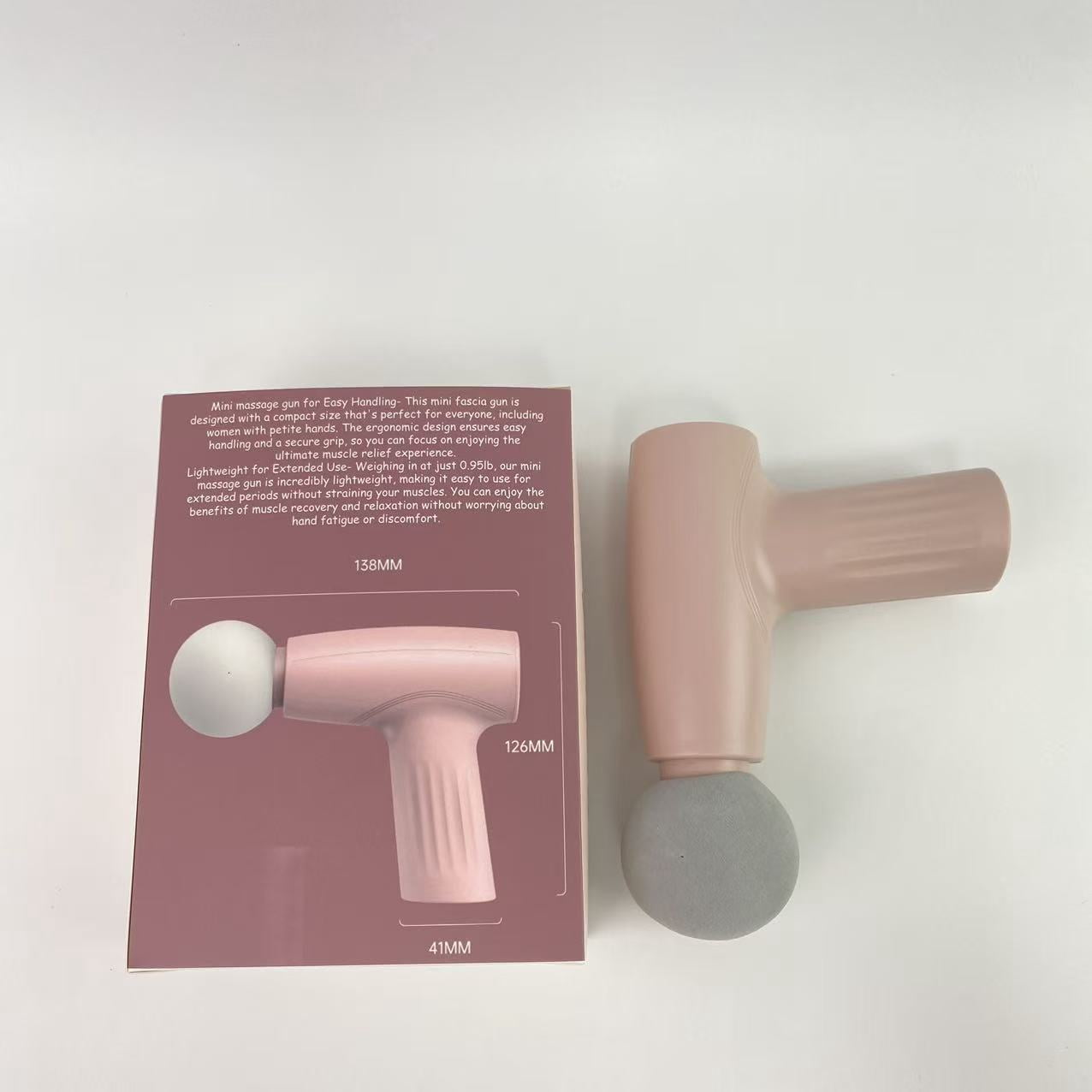 DoyaMora Massage apparatus,Massage Fascia Gun Mini Deep Tissue Small Massager,Muscle Percussion Pink for Women,Athletes,Super Quiet