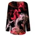 thumbnail image 5 of Blusa de manga larga con cuello redondo para mujer Pompotops gfhjh19566, 5 of 5