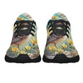thumbnail image 5 of South Carolina Wren Bird Jessamine Flower Shoes Sneakers Black Size 12, 5 of 7