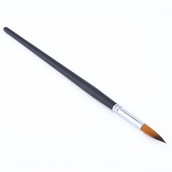 Qiilu Ensemble de 9 Pinceaux en Nylon pour Artiste Poils Manche en Bois