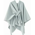 thumbnail image 6 of YooGuoGuo Women's Elegant Shawl Poncho Sweater Wrap Soft Open Front Cardigan Shawls for Fall Winter, 6 of 7