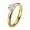 Gold, variant on Ring for Women Adjustable Size Women's Ring Bridal Zircon Elegant Engagement Wedding Rings Jewelry Gift for Women Valentine's Day Gift