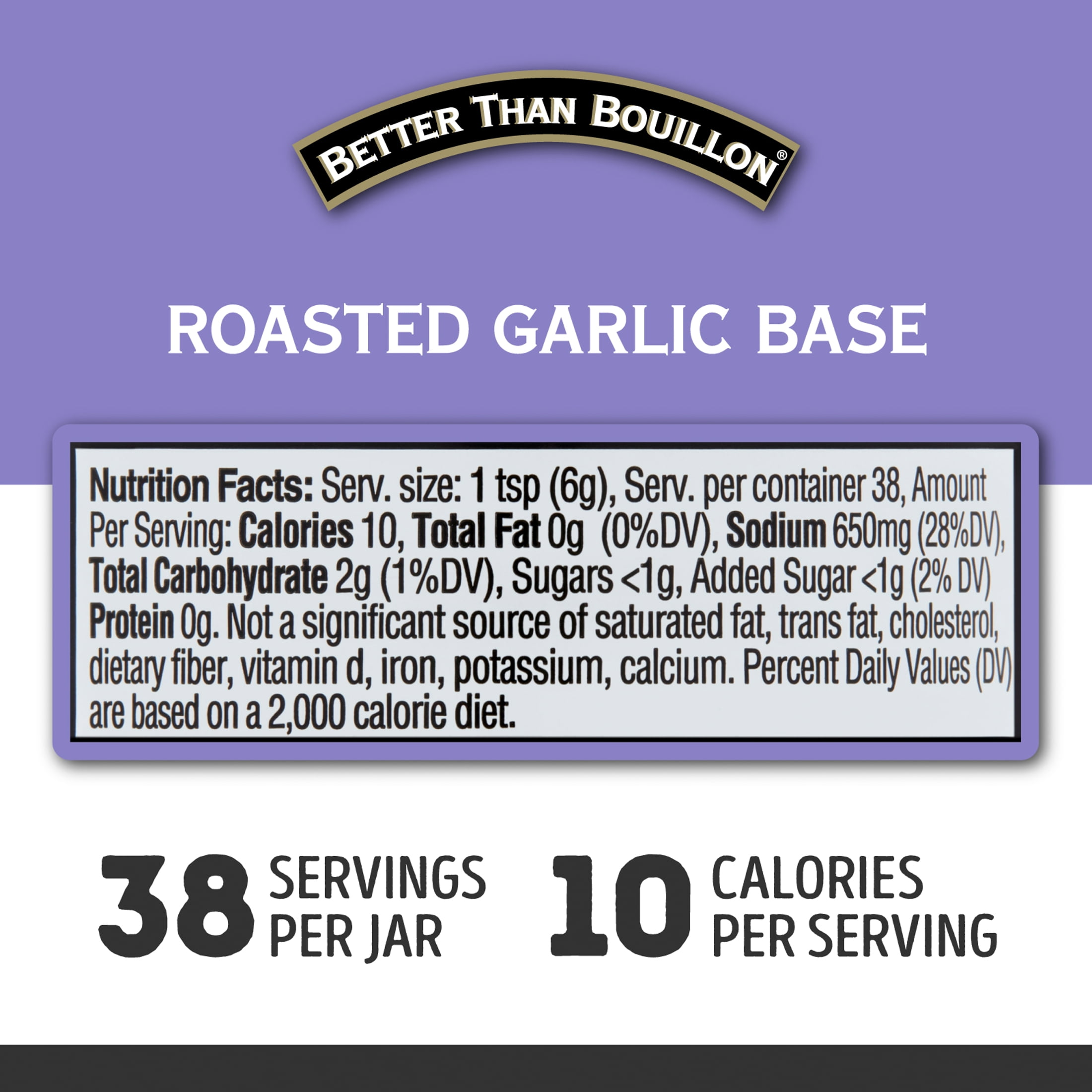 (6 pack) Better Than Bouillon Premium Roasted Garlic Base, Shelf-Stable, 8 oz Jar