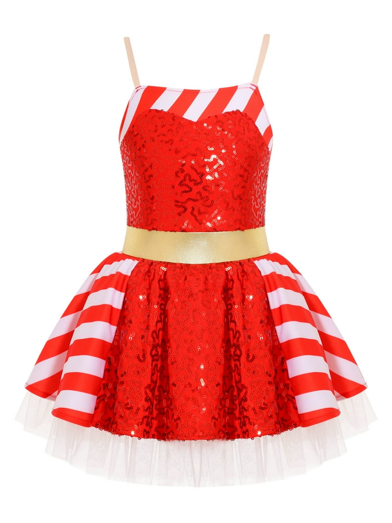 open lace back dress Sparkling Reindeer Sequin Long Sleeve Tutu Dress main image 1