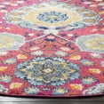thumbnail image 4 of SAFAVIEH Madison Hope Floral Paisley Area Rug, Fuchsia/Gold, 6'7" x 6'7" Round, 4 of 6
