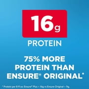 Ensure Plus Meal Replacement Nutrition Shake, Milk Chocolate, 16g Protein, 8 fl oz - 6 Pack