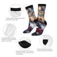 thumbnail image 6 of Lsque Chucky Printed Men's Crew Socks, Soft Durable Breathable Moisture-Wicking with Odor Control Cotton socks, 6 of 7
