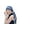 Navy Iris Florenza, variant on Chemo Organic Headwear - YANNA Headscarf | Cancer Headwear for Women with Hair Loss | Alopecia Hats & Coverings | Turban | 95% Breathable Bamboo (Navy White Lillium)