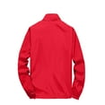 thumbnail image 4 of Dwelliawo Mens Waterproof Rain Jacket Windbreaker Work Travel Waterproof Hooded Jackets Lightweight Outdoor Hiking Jacket Casual Rain Zip Up Coat with Pocket Clearance Red XL, 4 of 7