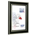 thumbnail image 4 of 12x12 Picture Frame, Silver Olympic Style 78238–101, 1.5 Inch Wood with Glass, Wall Display, 4 of 4