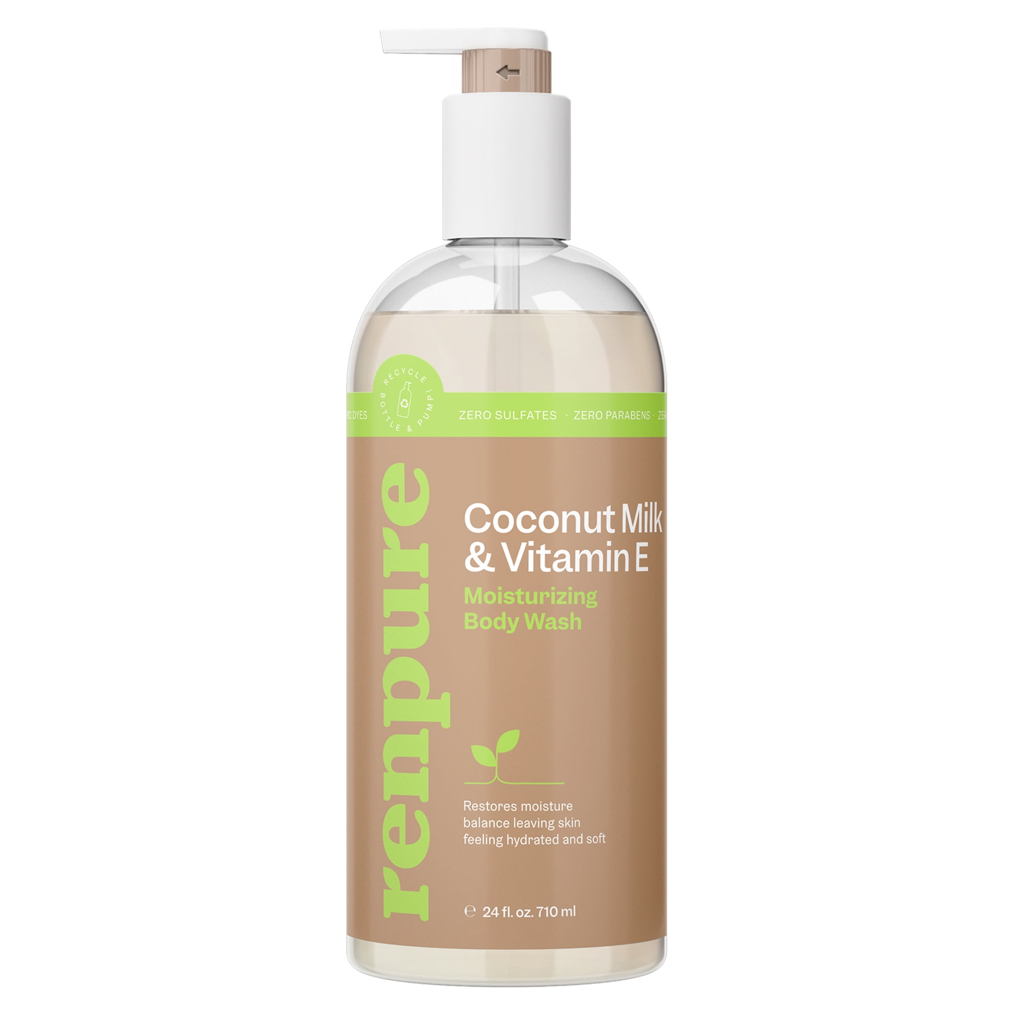 Renpure Coconut Milk & Vitamin E Nourishing Body Wash for All Skin