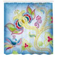 thumbnail image 3 of Ambesonne East Shower Curtain, Colorful Floral Art Motif, 69"Wx84"L, Multicolor, 3 of 3