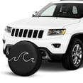 thumbnail image 2 of KAKALAD Ocean wave Spare Tire Cover Universal Vehicle Accessories Buckle Car Tools 14”in, 2 of 6