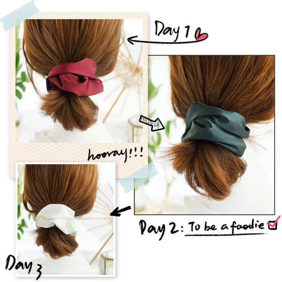 OULII 2Pcs Elegant Simple Design Hair Ties Made for Everyday Wear and Secure Hold
