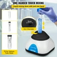 thumbnail image 4 of VEVOR Vortex Mixer, 3000RPM Mini Vortex Mixer Shaker, Touch Function Scientific Lab Vortex Shaker, Mix Up to 50ML, 6mm Orbital Diameter for Test Tube, Tattoo Ink, Nail Polish, Eyelash Adhesives, Paint, 4 of 9
