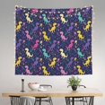 thumbnail image 2 of Sikiie Colorful Dinosaur tapestry wall hanging home decor for bedrooms, living rooms, dorms 60x51in, 2 of 6