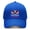 Blue, variant on United States 250th Anniversary Bright-blue Hat Featuring Printed Patriotic Artwork with Adjustable Construction for Everyday Wear and National Celebrations
